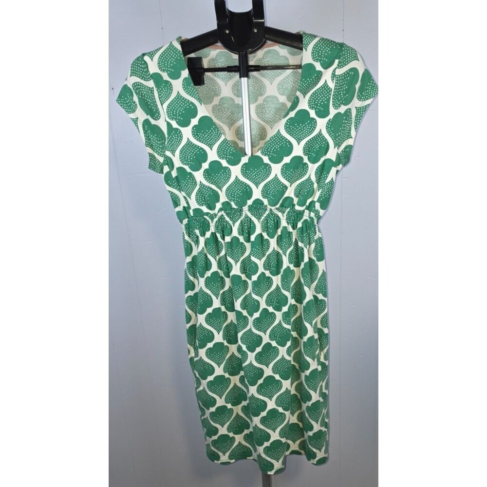 Boden Green Spade Look Design Size Us 8L Uk 12LModal Cotton